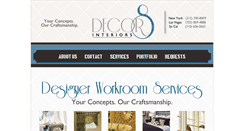 Desktop Screenshot of decor8interiors.com