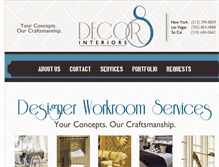 Tablet Screenshot of decor8interiors.com